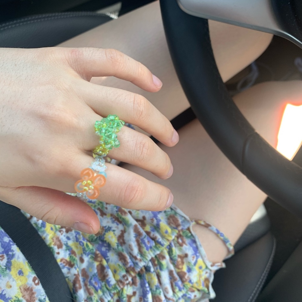 Flower Bead Ring - image 4